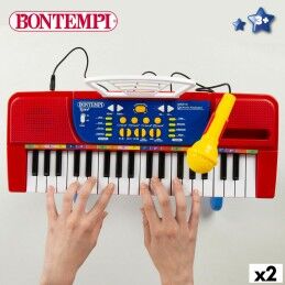 Bontempi|Teclado 37 Teclas Bontempi 43 x 56 x 23 cm (2 Unidades)