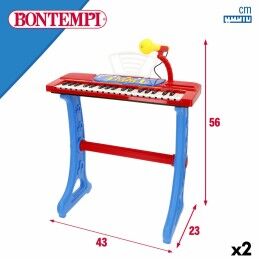 Bontempi|Teclado 37 Teclas Bontempi 43 x 56 x 23 cm (2 Unidades)