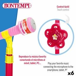 Bontempi|Microfone de brincar Bontempi 20 x 105 x 20 cm (6 Unidades)