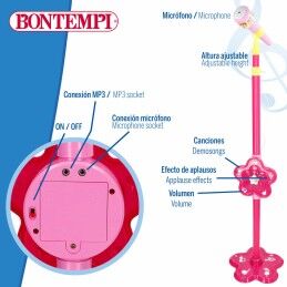 Bontempi|Microfone de brincar Bontempi 20 x 105 x 20 cm (6 Unidades)
