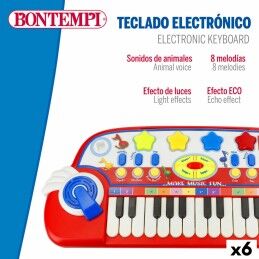 Bontempi|Piano Eletrónico Bontempi 38 x 18 x 17 cm (6 Unidades)