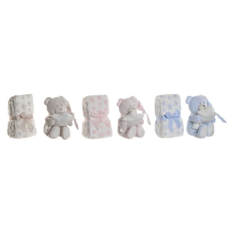 Home ESPRIT|Conjunto de Presente para Bebé Home ESPRIT Azul Bege Cor de Rosa Poliéster (3 Unidades) Home ESPRIT|Conjunto de Presente para Bebé Home ESPRIT Azul Bege Cor de Rosa Poliéster (3 Unidades)