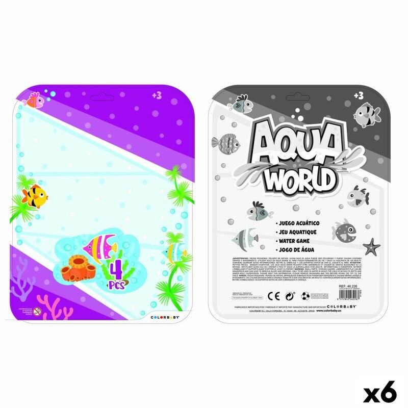Colorbaby|Jogo Aquático Colorbaby AQUA WORLD 16,5 x 19,7 x 2,5 cm (6 Unidades) Colorbaby|Jogo Aquático Colorbaby AQUA WORLD 16,5 x 19,7 x 2,5 cm (6 Unidades)