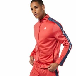 Casaco de Desporto para Homem Reebok Essentials Linear Vermelho