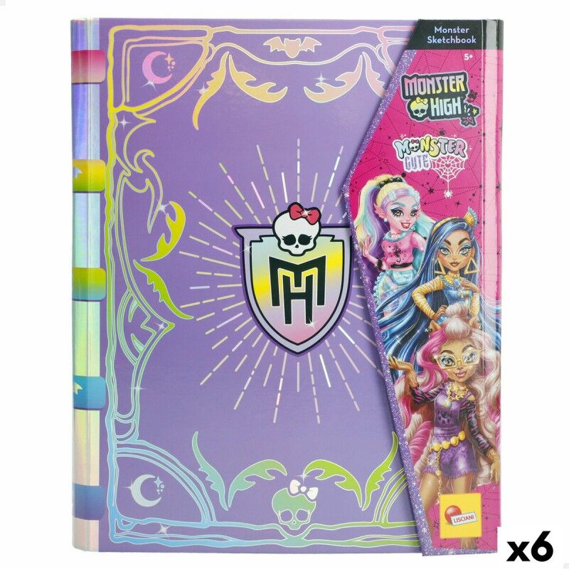 Monster High|Conjunto de Desenho Monster High (6 Unidades)