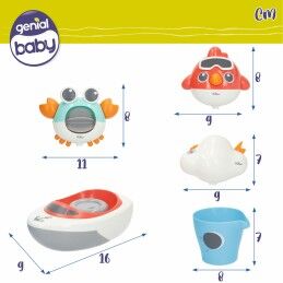 Colorbaby|Brinquedo para o Banho Colorbaby 16 x 6,5 x 9 cm 6 Unidades