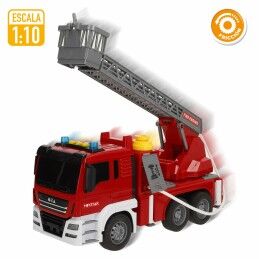 Speed & Go|Camião de bombeiros com luz e som Speed & Go 34 x 25 x 12 cm (4 Unidades)