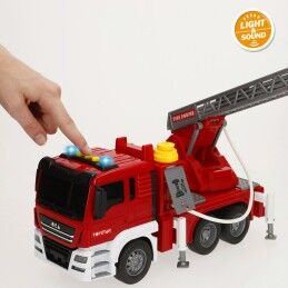 Speed & Go|Camião de bombeiros com luz e som Speed & Go 34 x 25 x 12 cm (4 Unidades)