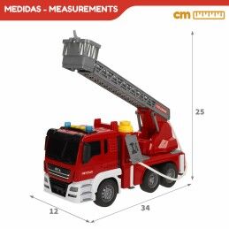 Speed & Go|Camião de bombeiros com luz e som Speed & Go 34 x 25 x 12 cm (4 Unidades)