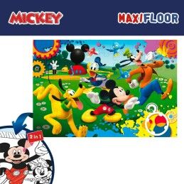 Mickey Mouse|Set de 4 Puzzles Mickey Mouse 35 x 1,5 x 25 cm 48 Peças (6 Unidades)