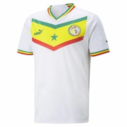 T-Shirt de Futebol de Manga Curta Homem Puma Senegal Branco