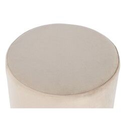 DKD Home Decor|Repousa pés DKD Home Decor Bege Castanho-avermelhado Veludo 40 x 40 x 42 cm (2 Unidades)