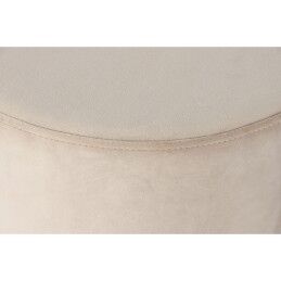 DKD Home Decor|Repousa pés DKD Home Decor Bege Castanho-avermelhado Veludo 40 x 40 x 42 cm (2 Unidades)