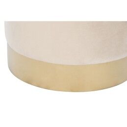 DKD Home Decor|Repousa pés DKD Home Decor Bege Castanho-avermelhado Veludo 40 x 40 x 42 cm (2 Unidades)