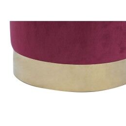 DKD Home Decor|Repousa pés DKD Home Decor Bege Castanho-avermelhado Veludo 40 x 40 x 42 cm (2 Unidades)