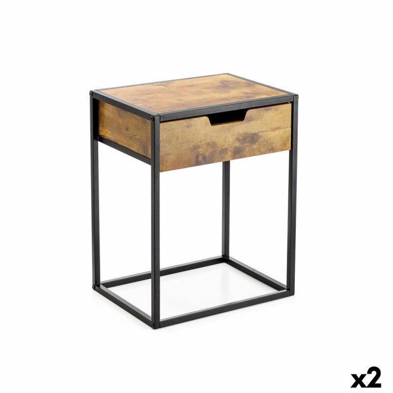 Confortime|Mesa de apoio Confortime 40 x 30 x 68 cm (2 Unidades) Confortime|Mesa de apoio Confortime 40 x 30 x 68 cm (2 Unidades)