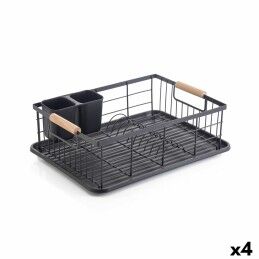 Quttin|Porta-guardanapos Quttin 17,5 x 17,5 x 9,5 cm (12 Unidades) Cromado