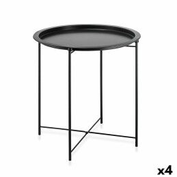 Home ESPRIT|Mesa de apoio Home ESPRIT Preto Metal 60 x 30 x 60 cm
