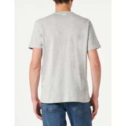 Camisola de Manga Curta Homem Fila FAM0447 80000 Cinzento