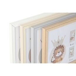 Home ESPRIT|Moldura de Fotos Home ESPRIT Cristal Madeira MDF 56,5 x 2 x 27,5 cm (4 Unidades)