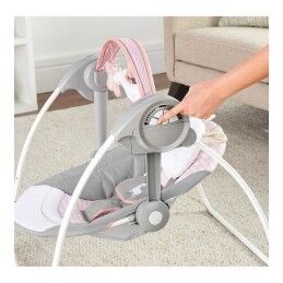 Ingenuity|Cadeira de baloiço Ingenuity Compact Swing - Flora Rosa Claro
