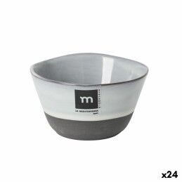 Kinvara|Cesto para Servir Aperitivos Kinvara 50687 Prateado Ferro 24 x 13 x 11 cm (24 Unidades)