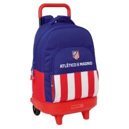 BlackFit8|Mochila Escolar com Rodas 905 BlackFit8 M313G Azul 32 x 42 x 15 cm