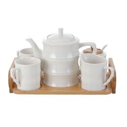 DKD Home Decor|Serviço de Café DKD Home Decor Verde Bege Metal Dolomite 180 ml