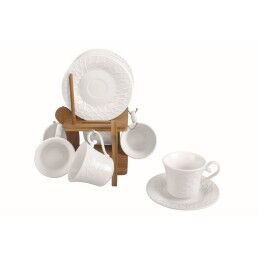 DKD Home Decor|Serviço de Café DKD Home Decor Verde Bege Metal Dolomite 180 ml