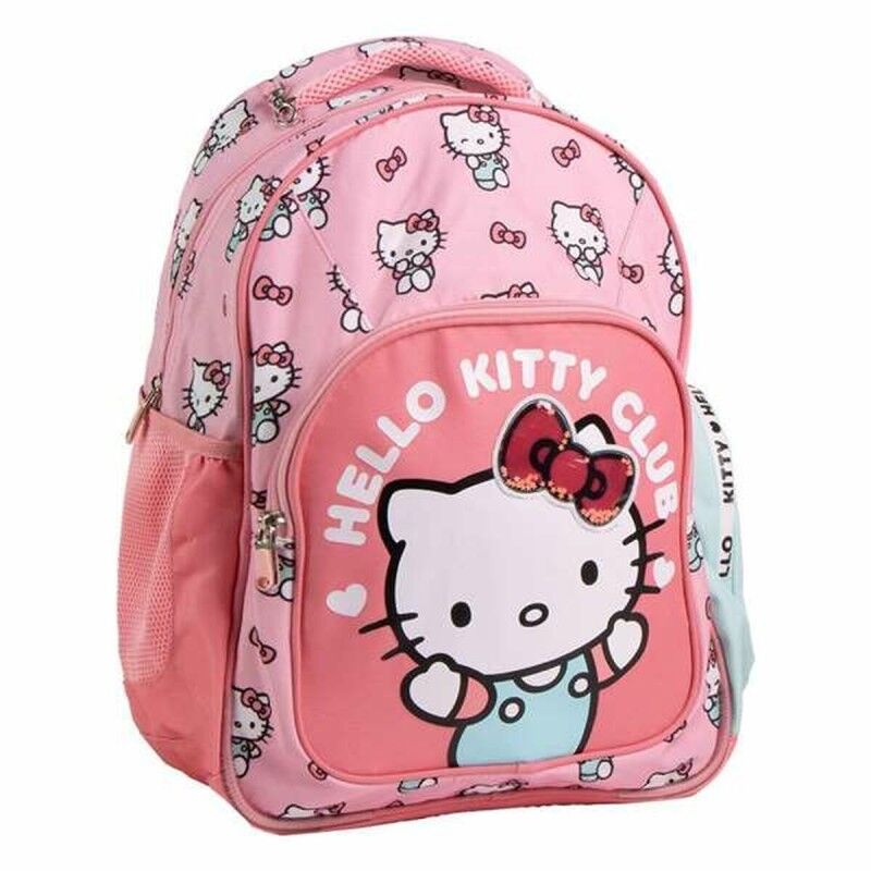 Hello Kitty|Mochila Infantil Hello Kitty Cor de Rosa Hello Kitty|Mochila Infantil Hello Kitty Cor de Rosa