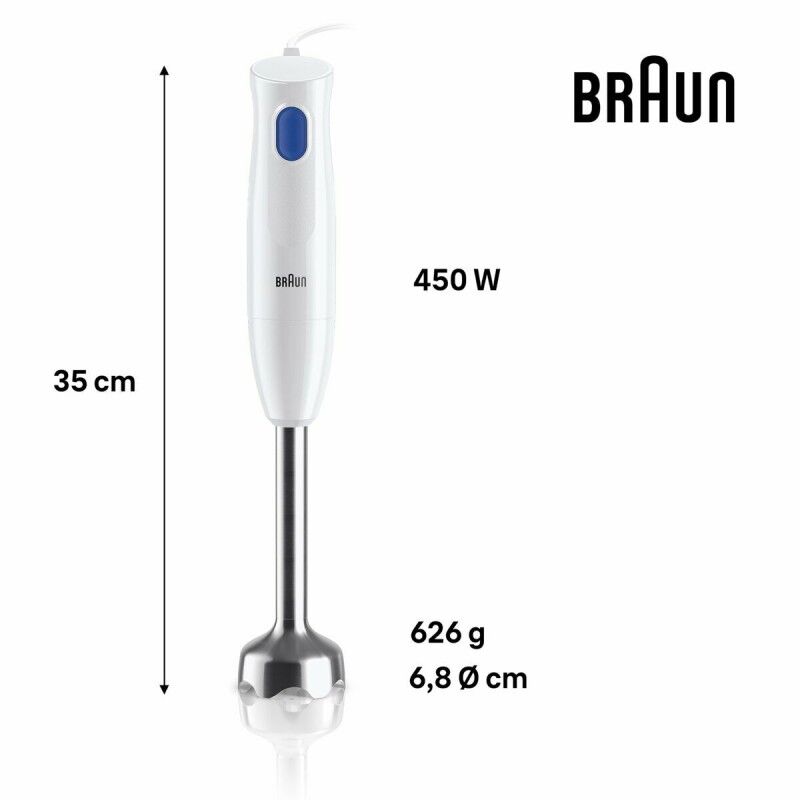 Braun|Batedora de Copo Braun 0X22111470 450 W 600 ml