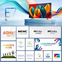 Hisense|Smart TV Hisense 43E7NQ 4K Ultra HD 43" HDR QLED