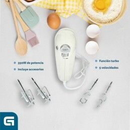 Grunkel|Batedora-Amassadora Grunkel AM-350TURB05BOWL 350 W Branco 1 L 2 L