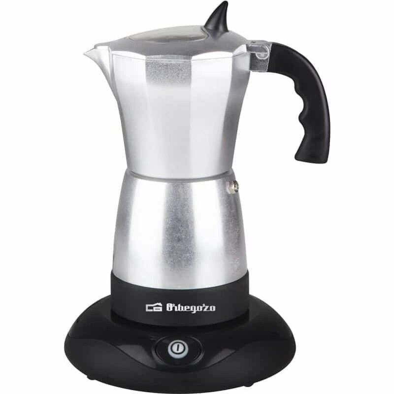 Orbegozo|Cafeteira Italiana Orbegozo KFE660 Prateado Alumínio 6 Copos Orbegozo|Cafeteira Italiana Orbegozo KFE660 Prateado Alumínio 6 Copos