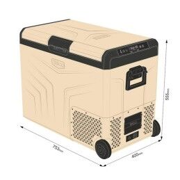 Yolco|Mini frigorifico Yolco TCX60 Preto Areia 60 W 14 L 60 L 46 L
