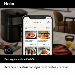 Cecotec|Fritadeira de Ar Cecotec HAF5TWA 011 Preto 2000 W 6,5 L
