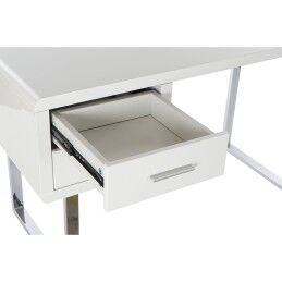 DKD Home Decor|Secretária DKD Home Decor Branco Prateado Metal Madeira MDF 120 x 55 x 76 cm