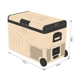 Yolco|Mini frigorifico Yolco TCX50 Preto Areia 60 W 10 L 40 L 52 L