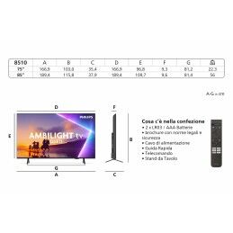 Philips|Smart TV Philips 75PUS8510/12 4K Ultra HD 75" LED HDR QLED