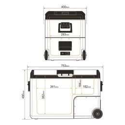 Yolco|Mini frigorifico Yolco TCX50 Preto Areia 60 W 10 L 40 L 52 L