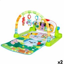 Ingenuity|Cadeira de baloiço Ingenuity Compact Swing - Hugs & Hoots Branco Cinzento