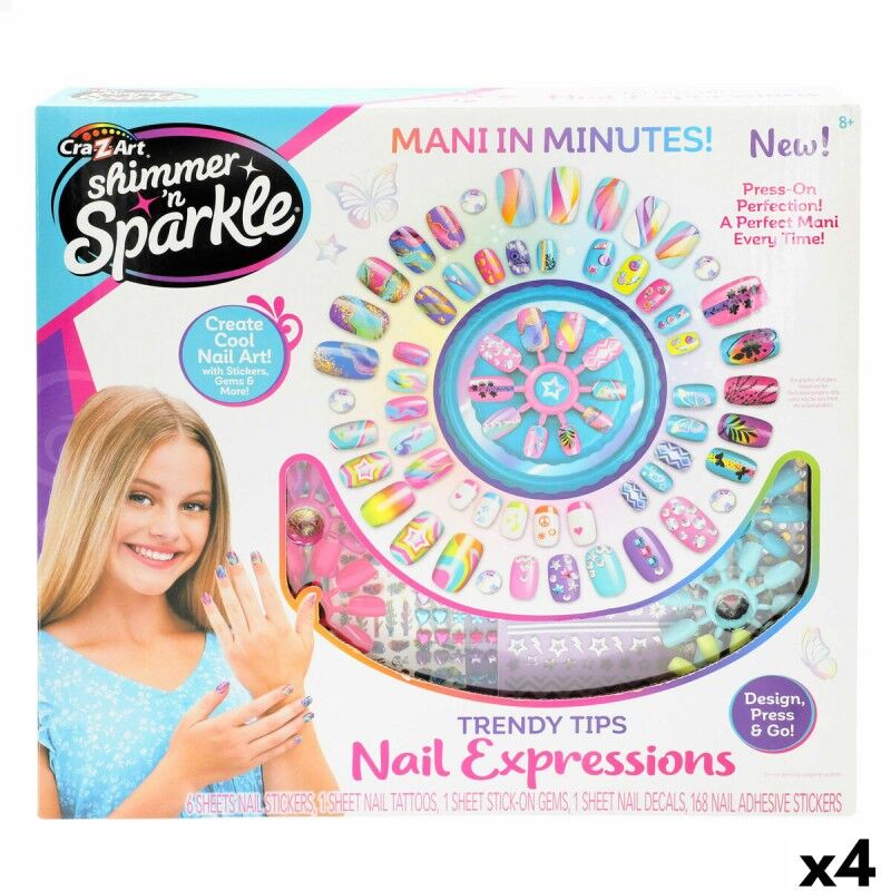 Cra-Z-Art|Kit de Design de Unhas Cra-Z-Art (4 Unidades)