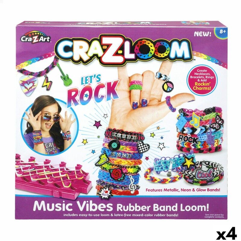 Cra-Z-Art|Conjunto de Maquilhagem Cra-Z-Art 33 x 5 x 3 cm (4 Unidades)