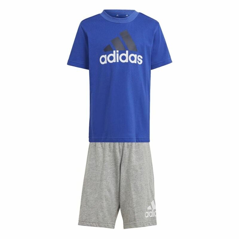 Adidas|Conjunto Desportivo para Crianças Adidas Essentials Azul Multicolor Adidas|Conjunto Desportivo para Crianças Adidas Essentials Azul Multicolor