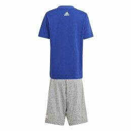 Adidas|Conjunto Desportivo para Crianças Adidas 	Essentials Azul Multicolor