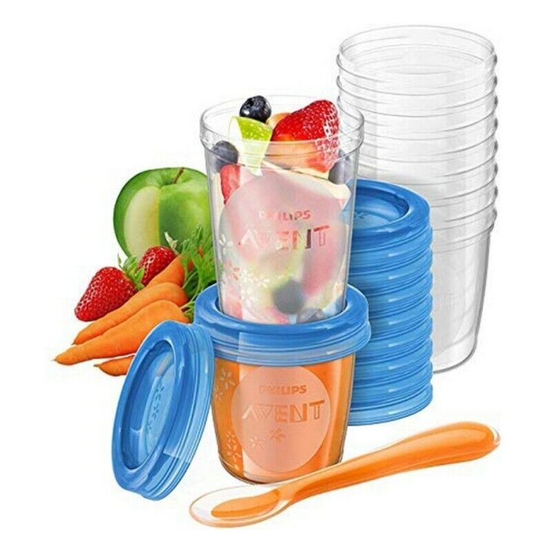 Philips|Conjunto de recipientes para comida de bebê Philips SCF721 / 20