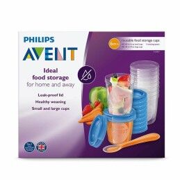 Philips|Conjunto de recipientes para comida de bebê Philips SCF721 / 20
