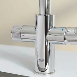 Grohe|Kitchen Tap Grohe  Blue Pure StartCurve Metal Forma de C