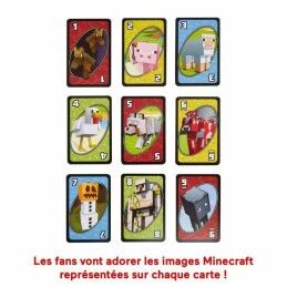Mattel|Jogo de Mesa Mattel Uno Minecraft