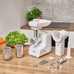Zelmer|Picadora Zelmer ZMM3512B Branco Prateado Metal 1500 W